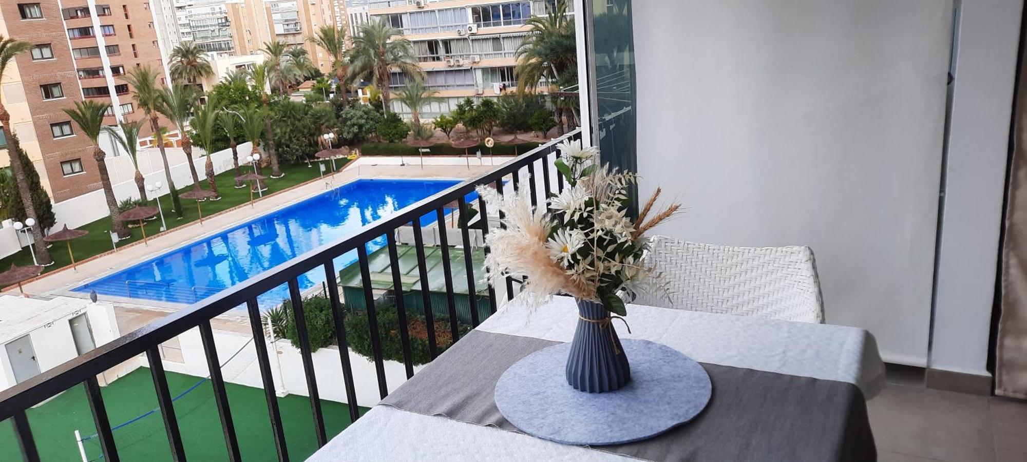 Happy Loix Wifi Aa Garage Pool Apartment Бенидорм Екстериор снимка